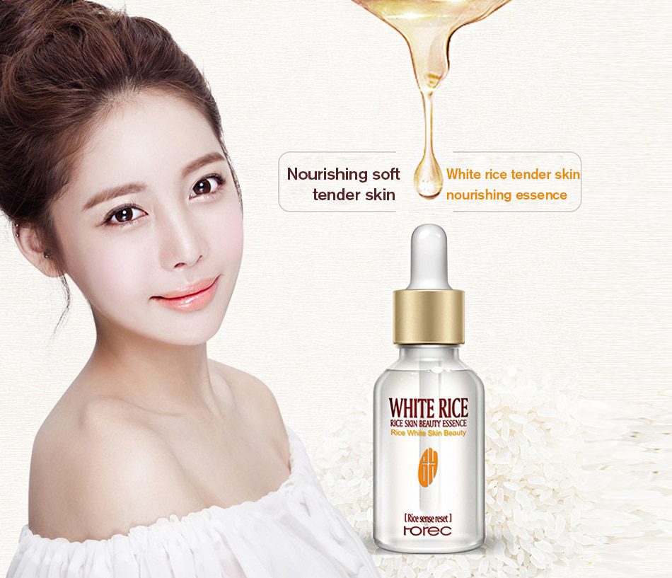 HOREC White Rice Whitening Serum Face Moisturizing Cream Anti Wrinkle Anti Aging Face Fine Lines Acne Treatment Skin Care 15ml HOREC White Rice Whitening Serum Face Moisturizing Cream Anti Wrinkle Anti Aging Face Fine Lines Acne Treatment Skin Care 15ml