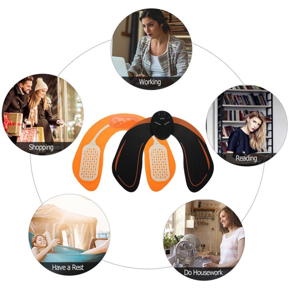 Smart EMS Hips Trainer Electric Muscle Stimulator Wireless Buttocks Abdominal ABS Stimulator Fitness Body Slimming Massager Smart EMS Hips Trainer Electric Muscle Stimulator Wireless Buttocks Abdominal ABS Stimulator Fitness Body Slimming Massager