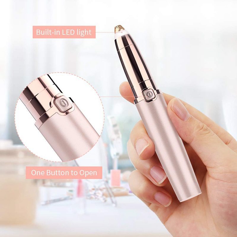 ANLAN Electric Eyebrow Trimmer Makeup Painless Eye Brow Epilator Mini Shaver Razors Portable Facial Hair Remover Women depilator ANLAN Electric Eyebrow Trimmer Makeup Painless Eye Brow Epilator Mini Shaver Razors Portable Facial Hair Remover Women depilator