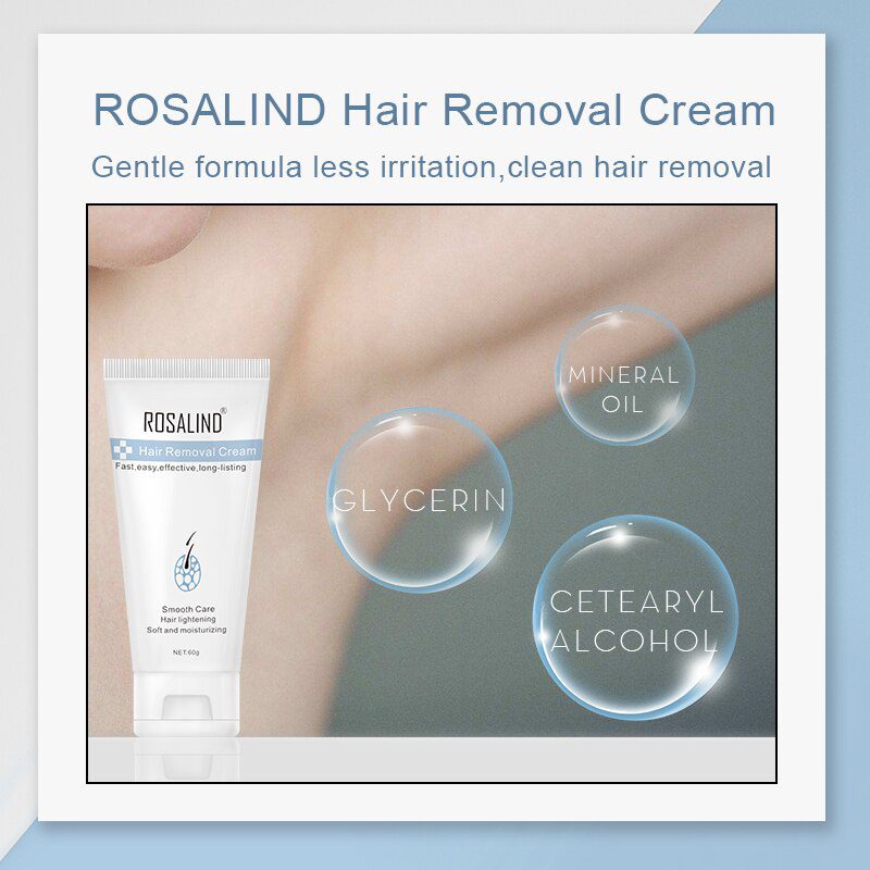 ROSALIND Hair Removal Cream Underarm Hand Leg Body Painless Effective depiladora Facial Hair Remover Lightening Smooth Care ROSALIND Hair Removal Cream Underarm Hand Leg Body Painless Effective depiladora Facial Hair Remover Lightening Smooth Care