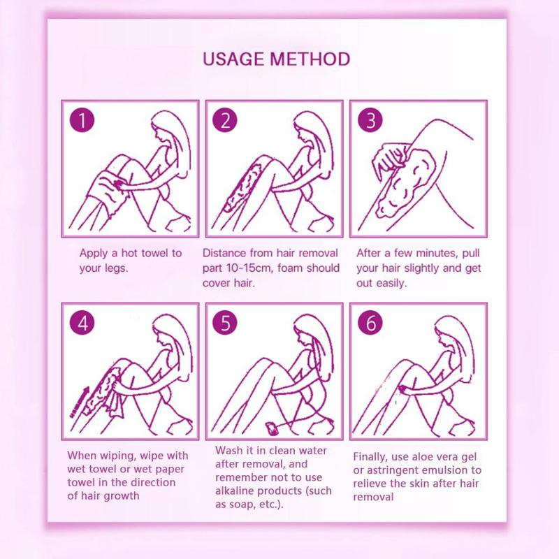 Painless Hair Removal Cream Spray Away Depilatory Bubble Wax Body Bikini Legs Hair Remover Foam Mousse in Spray Bottle Dropship