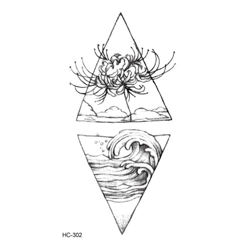 Hot 1PC Popular Ballet Black White Flowers Tattoos Sticker Temporary Drawing Body Art Fake Water Transfer Hot 1PC Popular Ballet Black White Flowers Tattoos Sticker Temporary Drawing Body Art Fake Water Transfer