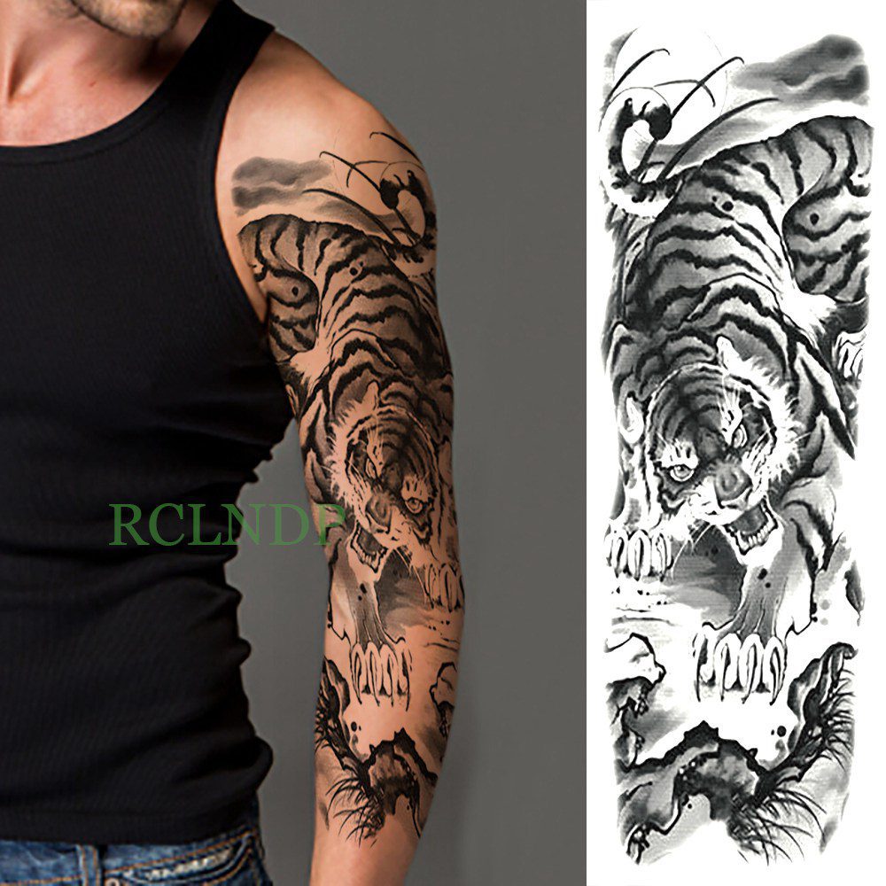 Waterproof Temporary Tattoo Sticker eye clock bird Pagoda full arm large size fake tatto flash tatoo sleeve tato for men women Waterproof Temporary Tattoo Sticker eye clock bird Pagoda full arm large size fake tatto flash tatoo sleeve tato for men women