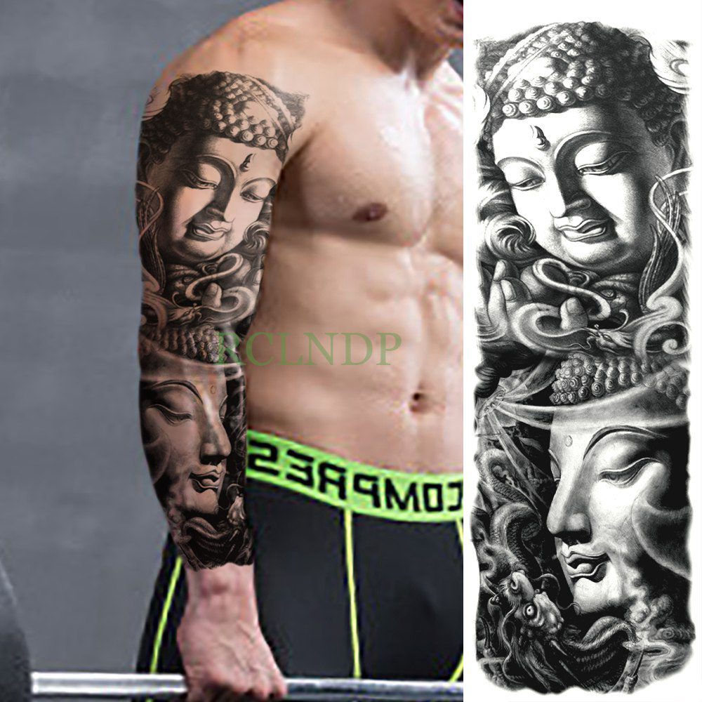 Waterproof Temporary Tattoo Sticker eye clock bird Pagoda full arm large size fake tatto flash tatoo sleeve tato for men women Waterproof Temporary Tattoo Sticker eye clock bird Pagoda full arm large size fake tatto flash tatoo sleeve tato for men women