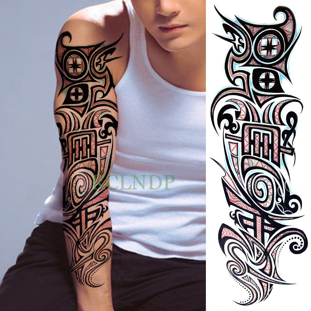 Waterproof Temporary Tattoo Sticker eye clock bird Pagoda full arm large size fake tatto flash tatoo sleeve tato for men women Waterproof Temporary Tattoo Sticker eye clock bird Pagoda full arm large size fake tatto flash tatoo sleeve tato for men women