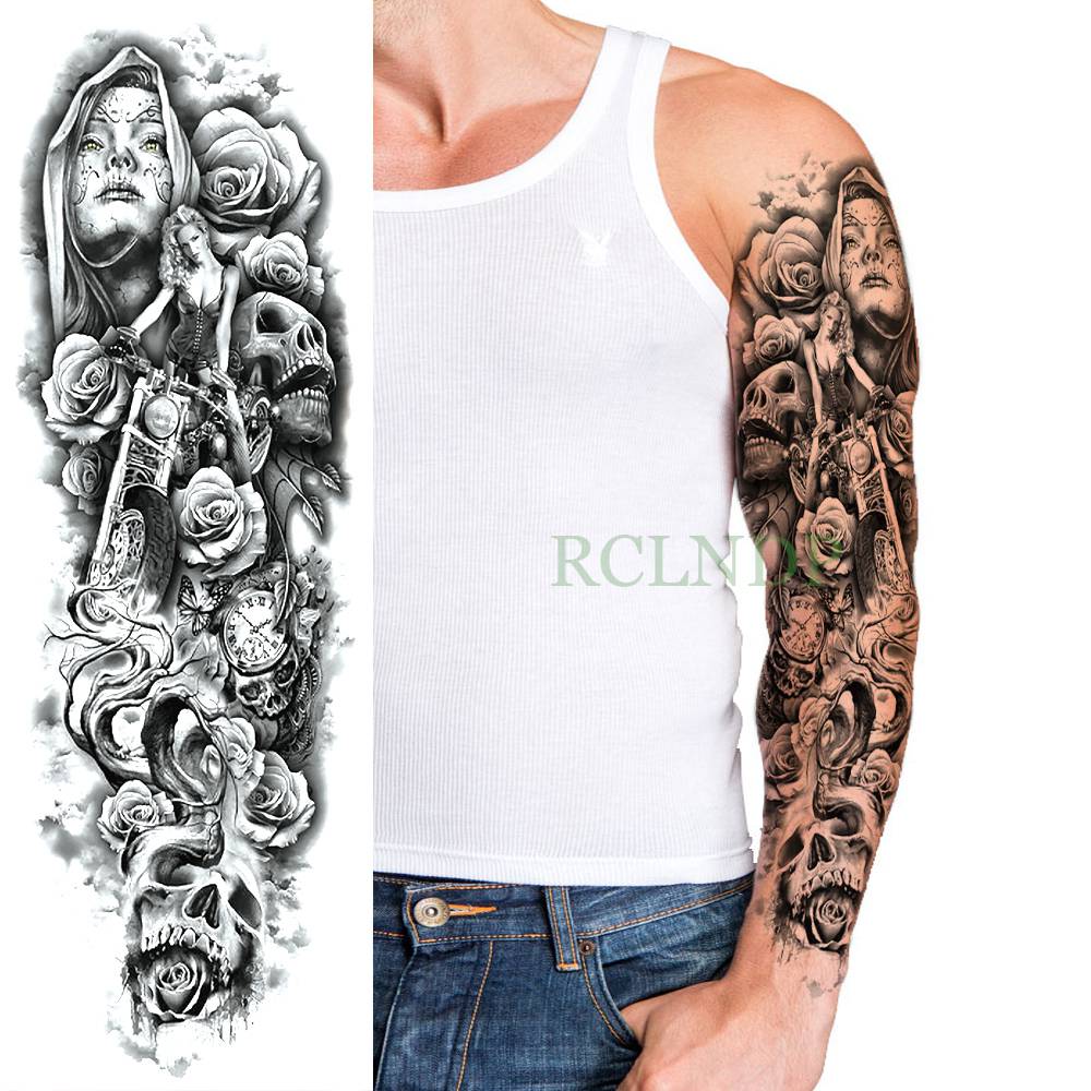 Waterproof Temporary Tattoo Sticker eye clock bird Pagoda full arm large size fake tatto flash tatoo sleeve tato for men women Waterproof Temporary Tattoo Sticker eye clock bird Pagoda full arm large size fake tatto flash tatoo sleeve tato for men women