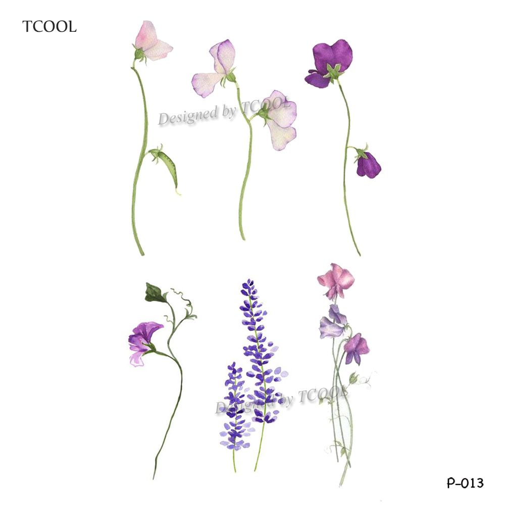 HXMAN Flower Temporary Tattoos for Women Hand Tattoo Sticker Fashion Body Art Waterproof Arm Fake Tatoo Paper 9.8X6cm P-013 HXMAN Flower Temporary Tattoos for Women Hand Tattoo Sticker Fashion Body Art Waterproof Arm Fake Tatoo Paper 9.8X6cm P-013