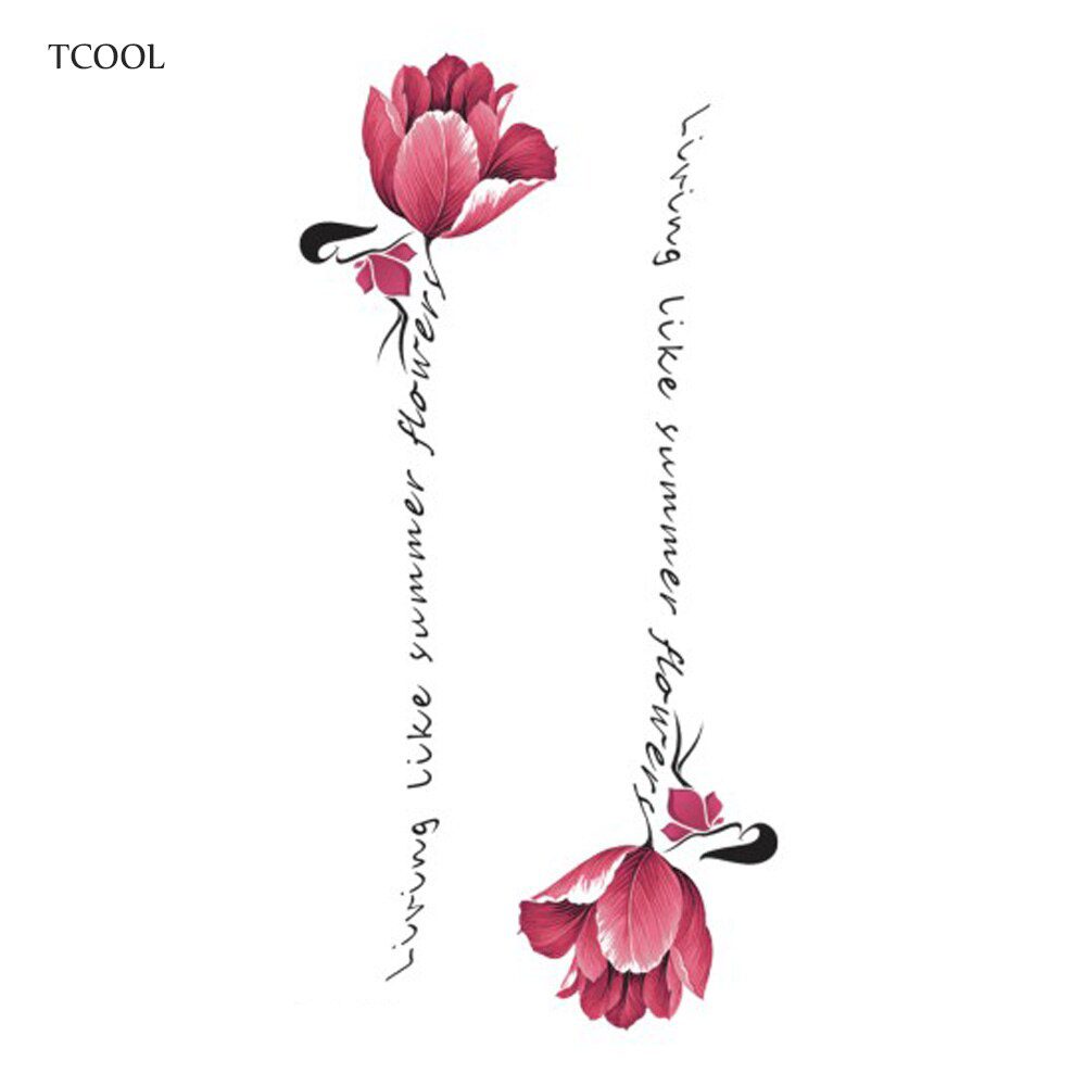 HXMAN Flower Temporary Tattoos for Women Hand Tattoo Sticker Fashion Body Art Waterproof Arm Fake Tatoo Paper 9.8X6cm P-013 HXMAN Flower Temporary Tattoos for Women Hand Tattoo Sticker Fashion Body Art Waterproof Arm Fake Tatoo Paper 9.8X6cm P-013