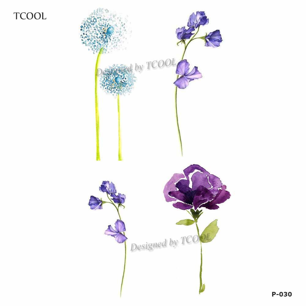 HXMAN Flower Temporary Tattoos for Women Hand Tattoo Sticker Fashion Body Art Waterproof Arm Fake Tatoo Paper 9.8X6cm P-013 HXMAN Flower Temporary Tattoos for Women Hand Tattoo Sticker Fashion Body Art Waterproof Arm Fake Tatoo Paper 9.8X6cm P-013