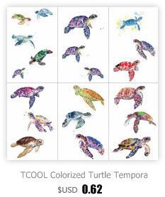 HXMAN Flower Temporary Tattoos for Women Hand Tattoo Sticker Fashion Body Art Waterproof Arm Fake Tatoo Paper 9.8X6cm P-013