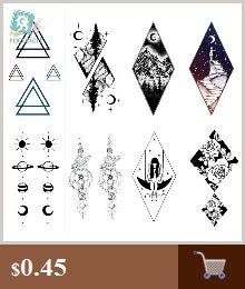 Water Transfer Tattoo Minimalist small sun moon tattoo Body Art Waterproof Temporary fake Tattoo for man woman kid 10.5*6cm