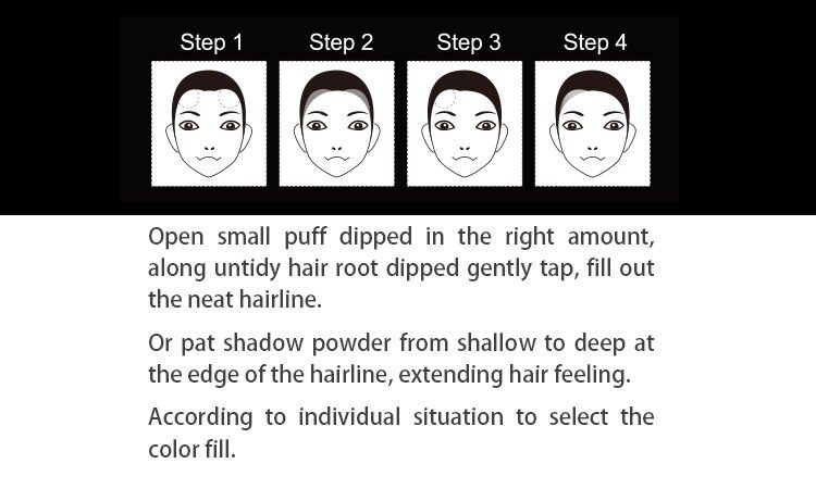 Sevich Makeup Hair Line Shadow Powder Eyebrow Powder Extract Easy to Wear Make Up neat symmetry hairline with Mirror Puff Fibers Sevich Makeup Hair Line Shadow Powder Eyebrow Powder Extract Easy to Wear Make Up neat symmetry hairline with Mirror Puff Fibers