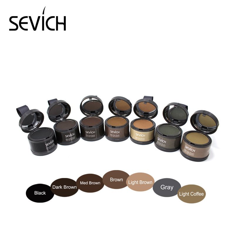 Sevich Makeup Hair Line Shadow Powder Eyebrow Powder Extract Easy to Wear Make Up neat symmetry hairline with Mirror Puff Fibers Sevich Makeup Hair Line Shadow Powder Eyebrow Powder Extract Easy to Wear Make Up neat symmetry hairline with Mirror Puff Fibers