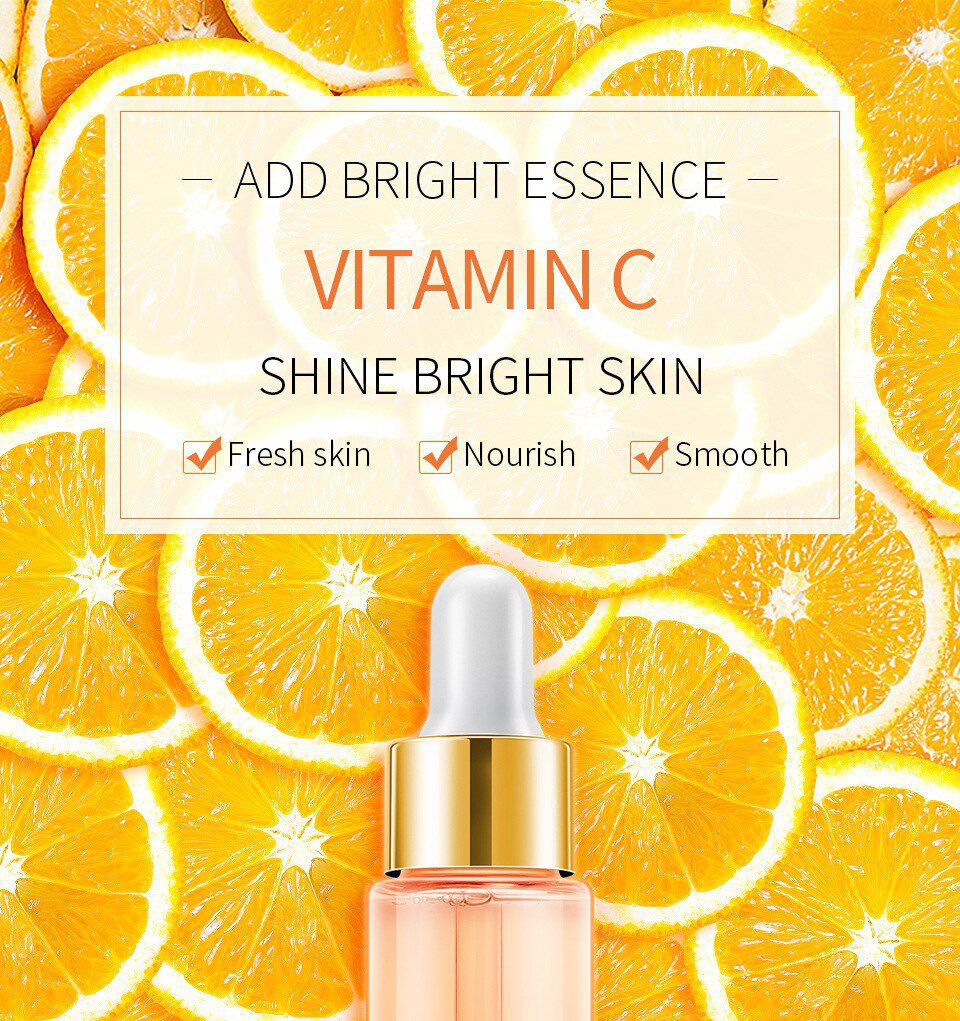 LAIKOU Vitamin C Serum VC California Whitening Antioxidant Remove Spots LANBENA Orange Essence Brighten Skin Norish Smooth
