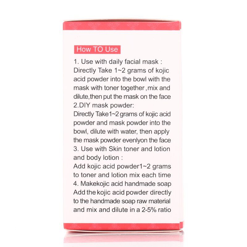 Dimollaure 50g pure 99% Kojic Acid powder face care whitening cream remove Freckle melasma Acne Spots pigment sunburn Melanin