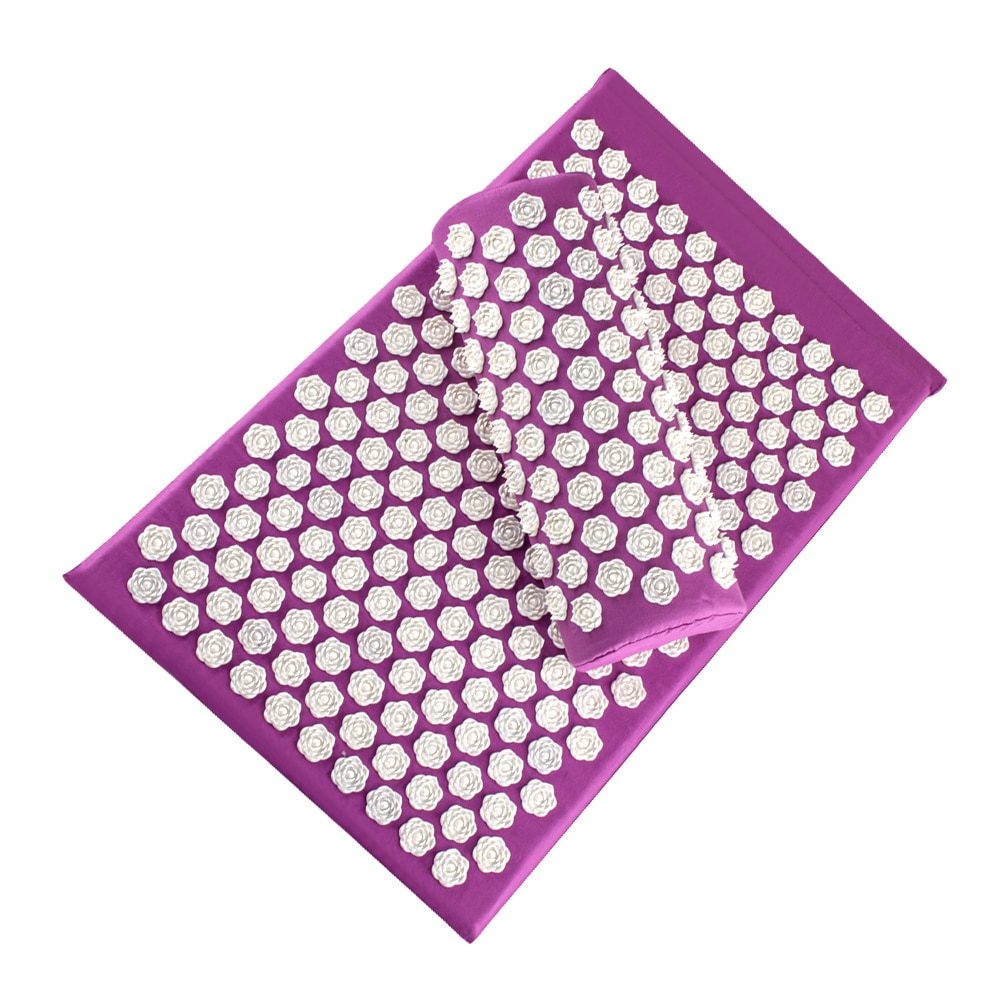 Massager Cushion Acupuncture Sets Relieve Stress Back Pain Acupressure Mat/Pillow Massage Mat Rose Spike Massage and Relaxation Massager Cushion Acupuncture Sets Relieve Stress Back Pain Acupressure Mat/Pillow Massage Mat Rose Spike Massage and Relaxation