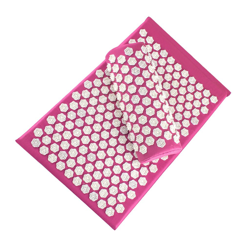 Massager Cushion Acupuncture Sets Relieve Stress Back Pain Acupressure Mat/Pillow Massage Mat Rose Spike Massage and Relaxation Massager Cushion Acupuncture Sets Relieve Stress Back Pain Acupressure Mat/Pillow Massage Mat Rose Spike Massage and Relaxation