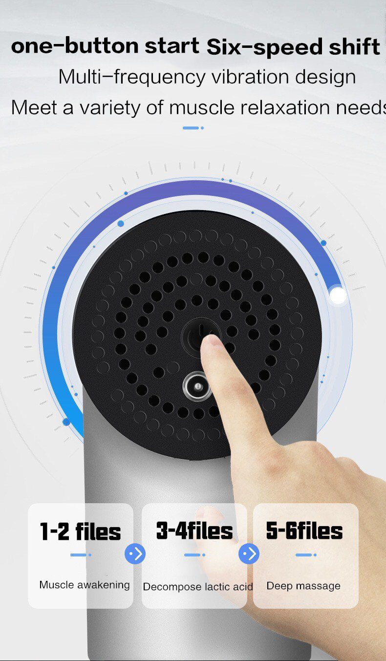 Massage Gun Muscle Relaxation Massager Vibration Gun Vibration Massage Fitness Equipment Noise Reduction Design Brushless Motor Massage Gun Muscle Relaxation Massager Vibration Gun Vibration Massage Fitness Equipment Noise Reduction Design Brushless Motor