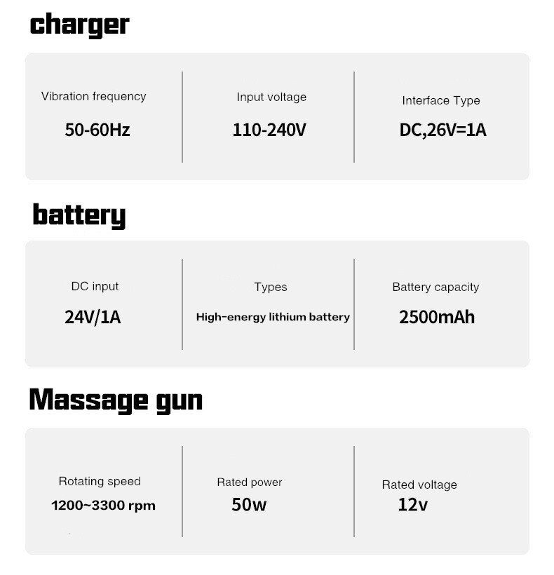 Massage Gun Muscle Relaxation Massager Vibration Gun Vibration Massage Fitness Equipment Noise Reduction Design Brushless Motor Massage Gun Muscle Relaxation Massager Vibration Gun Vibration Massage Fitness Equipment Noise Reduction Design Brushless Motor
