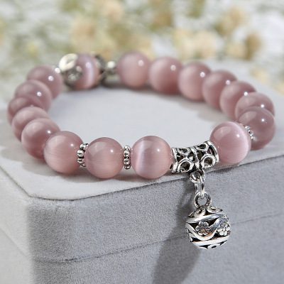 Weight Loss Magnet White Cat Eye Beads Bracelet with Lucky Pendant Therapy Bracelet Anklet Weight Loss Product Health Care Weight Loss Magnet White Cat Eye Beads Bracelet with Lucky Pendant Therapy Bracelet Anklet Weight Loss Product Health Care