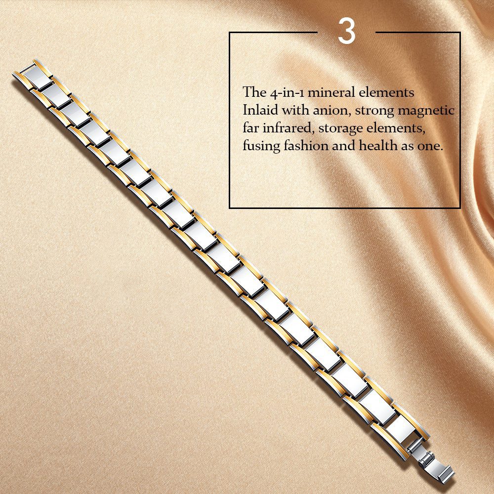 Men's Bracelets Abrray Magnetic Hematite Copper Bracelet with Hook Buckle Clasp Therapy Bangles Man Health Care Jewelry Men's Bracelets Abrray Magnetic Hematite Copper Bracelet with Hook Buckle Clasp Therapy Bangles Man Health Care Jewelry