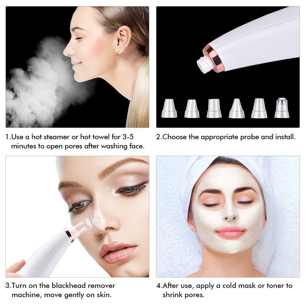 Blackhead Remover Vacuum Pore Cleaner Electric Nose Face Deep Cleansing Skin Care Machine Birthday Gift Dropshipping Beauty Tool Blackhead Remover Vacuum Pore Cleaner Electric Nose Face Deep Cleansing Skin Care Machine Birthday Gift Dropshipping Beauty Tool