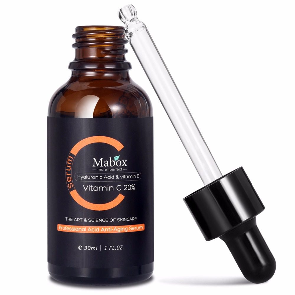 Mabox Vitamin C Whitening Serum Hyaluronic Acid Face Cream & Vitamin E - Organic Anti-Aging Serum for Face Eye Treatment Mabox Vitamin C Whitening Serum Hyaluronic Acid Face Cream & Vitamin E - Organic Anti-Aging Serum for Face Eye Treatment
