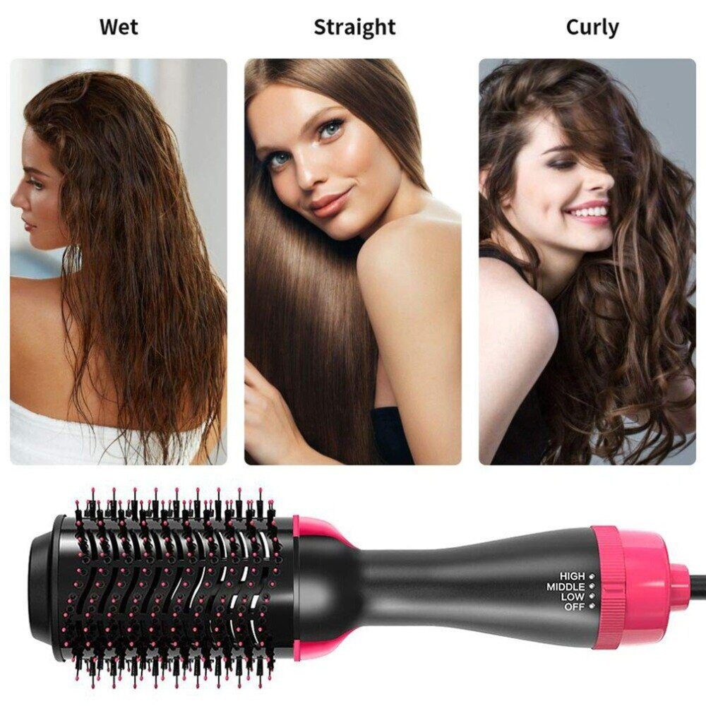 Electric Professional Hair Dryer Comb Infrared Negative Ion Hot Air Comb Straight Curling Hair Comb Hairdryer Electric Professional Hair Dryer Comb Infrared Negative Ion Hot Air Comb Straight Curling Hair Comb Hairdryer