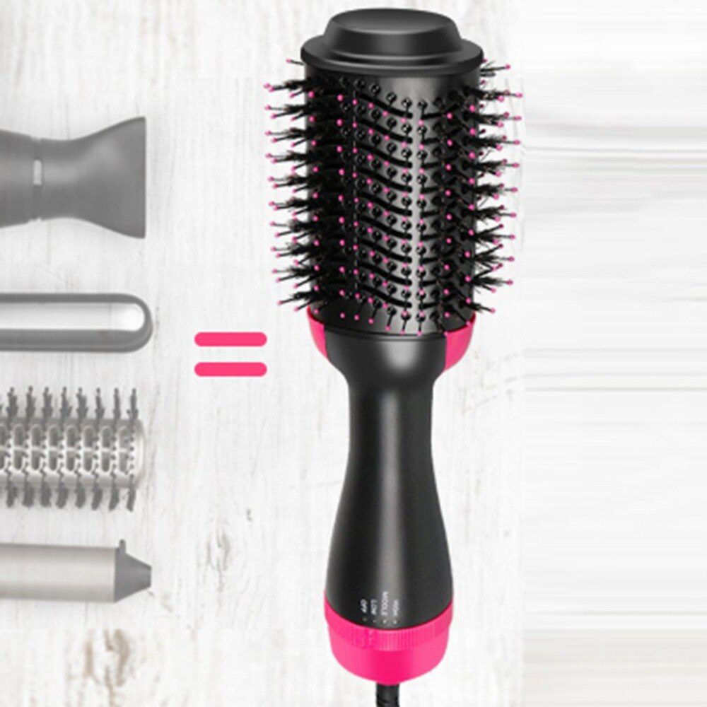 Electric Professional Hair Dryer Comb Infrared Negative Ion Hot Air Comb Straight Curling Hair Comb Hairdryer Electric Professional Hair Dryer Comb Infrared Negative Ion Hot Air Comb Straight Curling Hair Comb Hairdryer