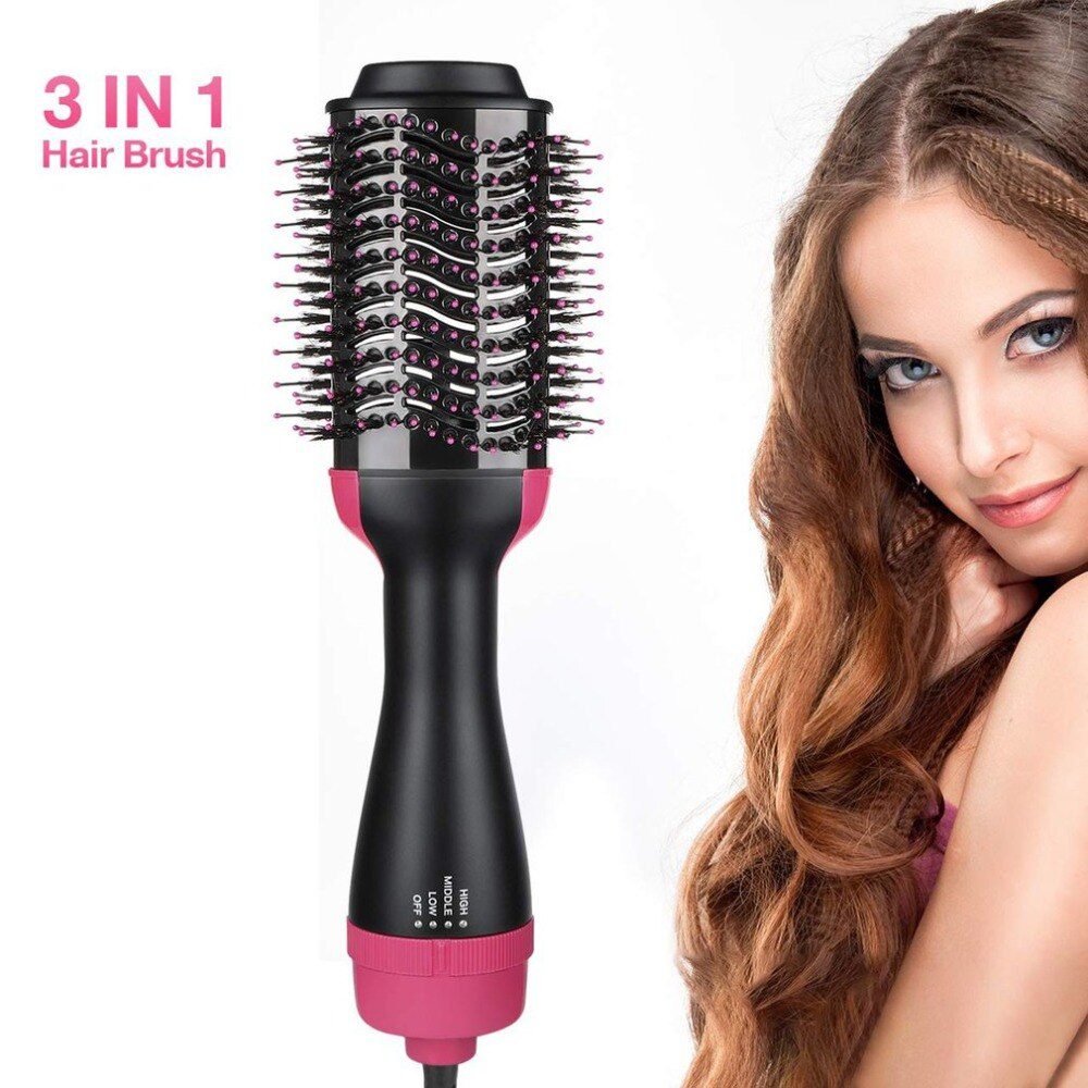 Electric Professional Hair Dryer Comb Infrared Negative Ion Hot Air Comb Straight Curling Hair Comb Hairdryer Electric Professional Hair Dryer Comb Infrared Negative Ion Hot Air Comb Straight Curling Hair Comb Hairdryer