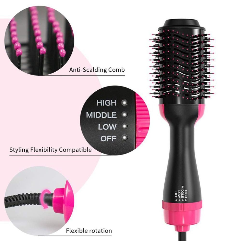 Electric Professional Hair Dryer Comb Infrared Negative Ion Hot Air Comb Straight Curling Hair Comb Hairdryer Electric Professional Hair Dryer Comb Infrared Negative Ion Hot Air Comb Straight Curling Hair Comb Hairdryer