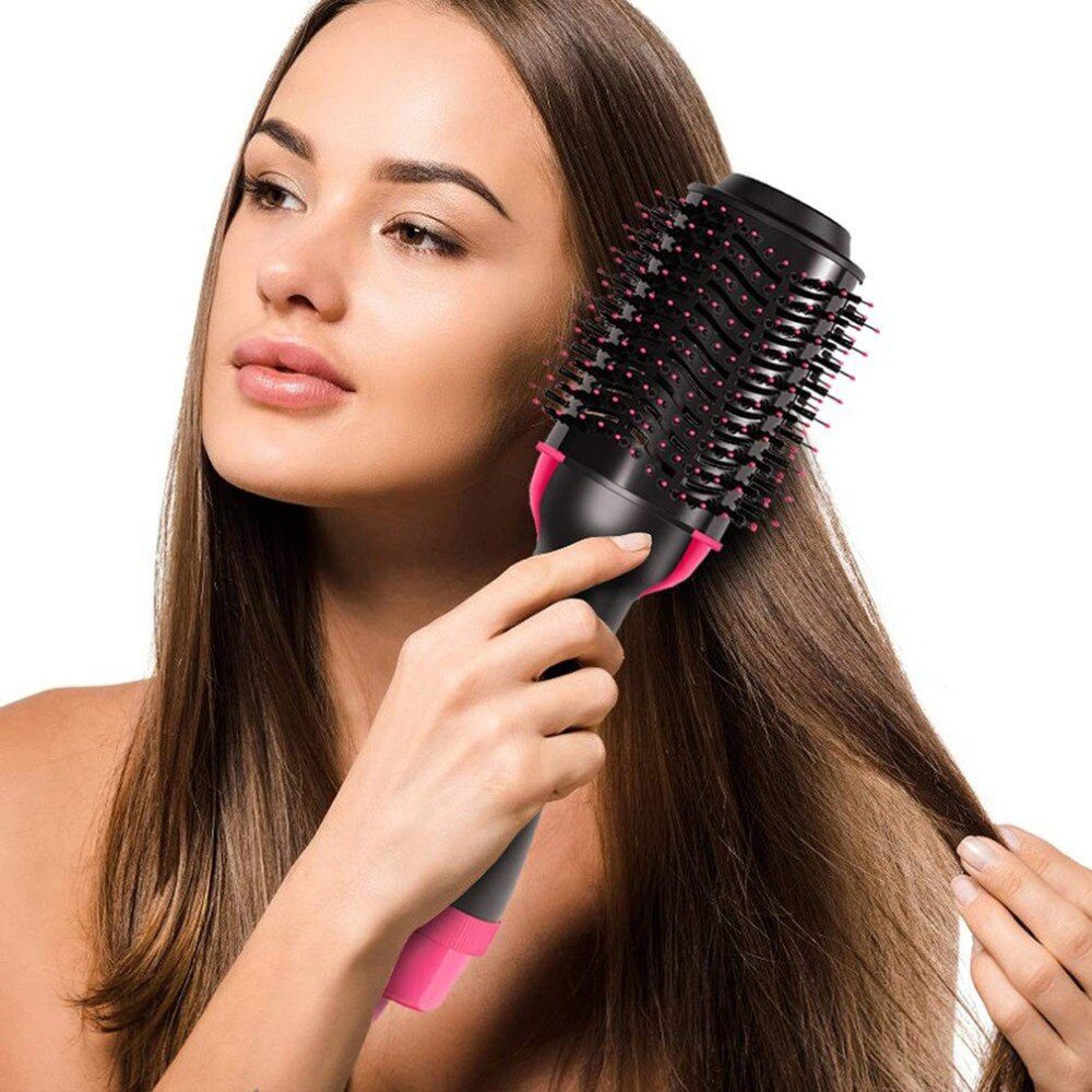 Electric Professional Hair Dryer Comb Infrared Negative Ion Hot Air Comb Straight Curling Hair Comb Hairdryer Electric Professional Hair Dryer Comb Infrared Negative Ion Hot Air Comb Straight Curling Hair Comb Hairdryer