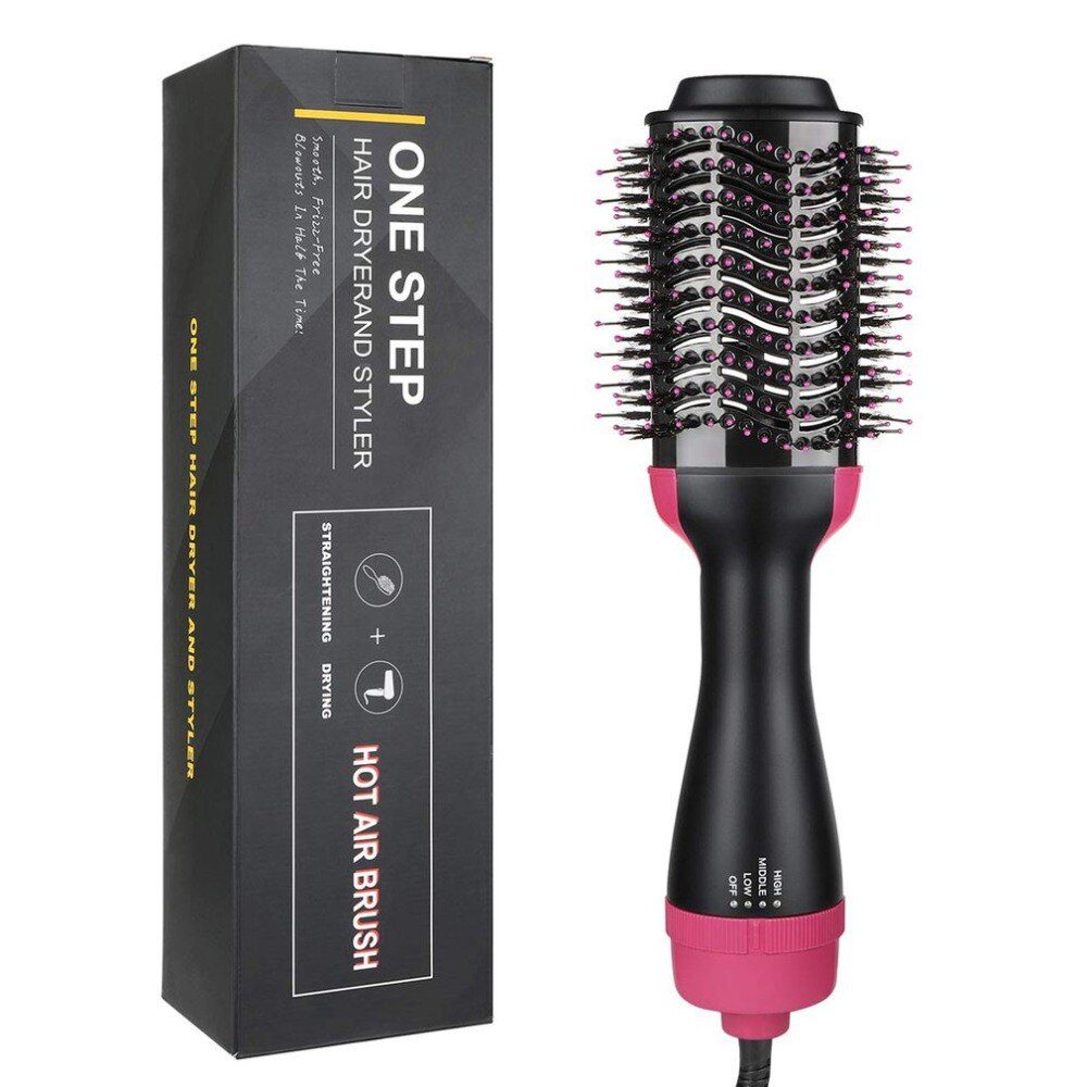 Electric Professional Hair Dryer Comb Infrared Negative Ion Hot Air Comb Straight Curling Hair Comb Hairdryer Electric Professional Hair Dryer Comb Infrared Negative Ion Hot Air Comb Straight Curling Hair Comb Hairdryer