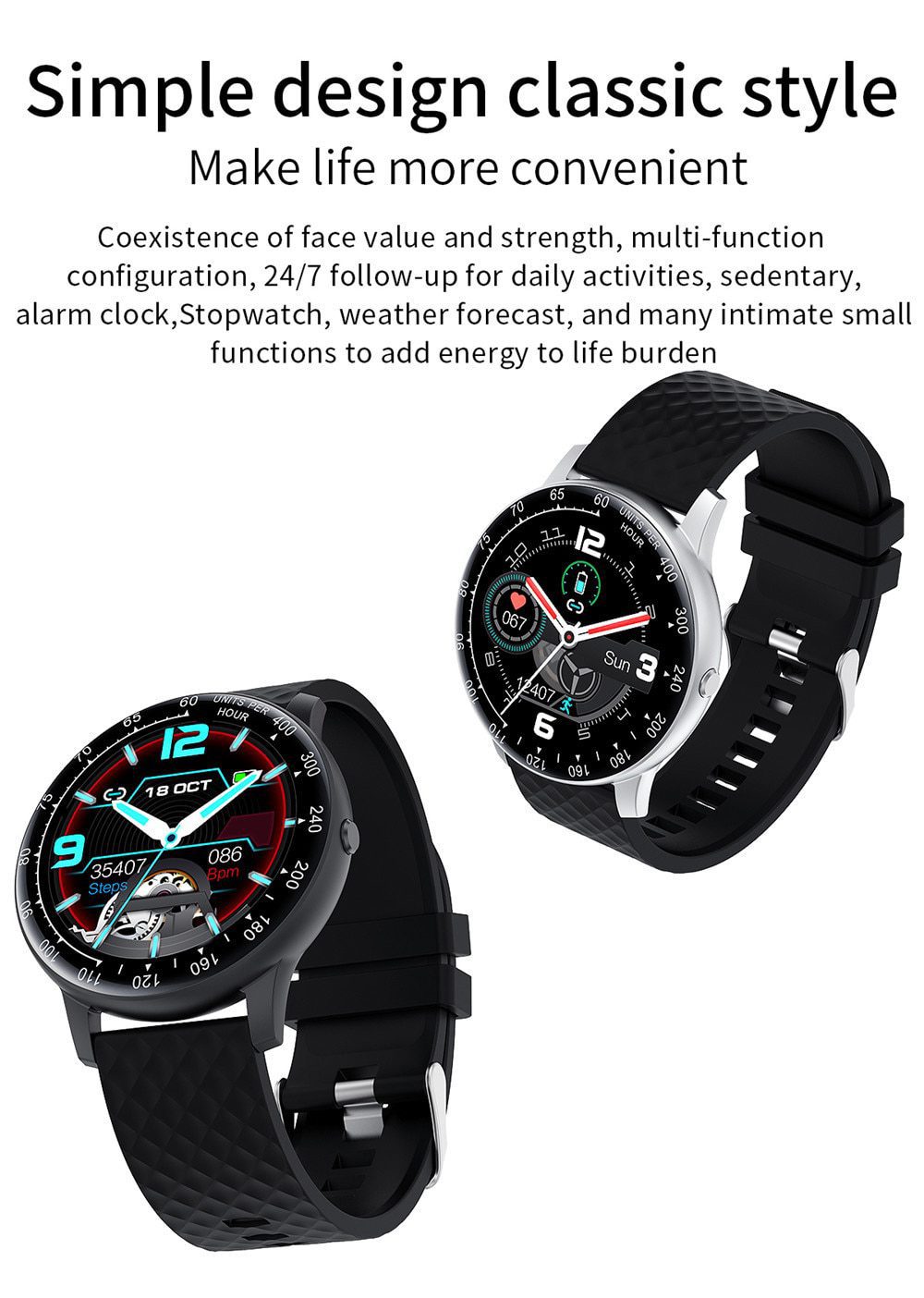 Full Touch Watch Smart Watch Men Blood Pressure IP68 Waterproof Smartwatch 2020 Fitness Tracker Watches Women For Android IOS Full Touch Watch Smart Watch Men Blood Pressure IP68 Waterproof Smartwatch 2020 Fitness Tracker Watches Women For Android IOS