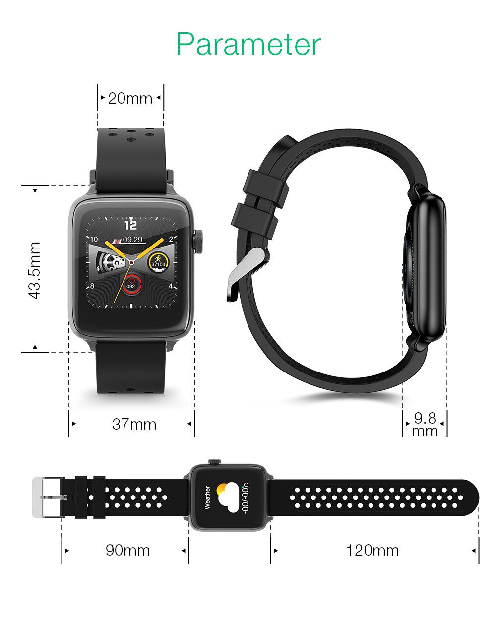 BlitzWolf BW-HL1Pro Smart Watch Smartwatch 2020 Watches for Men Women Kids Whatch Wach Fitness Tracker Heart Rate Blood Monitor BlitzWolf BW-HL1Pro Smart Watch Smartwatch 2020 Watches for Men Women Kids Whatch Wach Fitness Tracker Heart Rate Blood Monitor