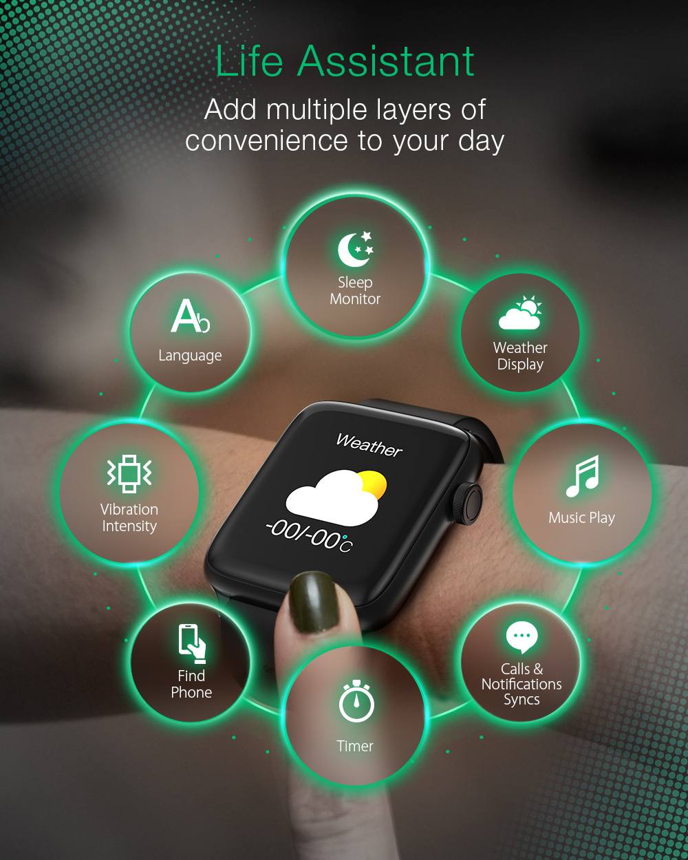 BlitzWolf BW-HL1Pro Smart Watch Smartwatch 2020 Watches for Men Women Kids Whatch Wach Fitness Tracker Heart Rate Blood Monitor BlitzWolf BW-HL1Pro Smart Watch Smartwatch 2020 Watches for Men Women Kids Whatch Wach Fitness Tracker Heart Rate Blood Monitor