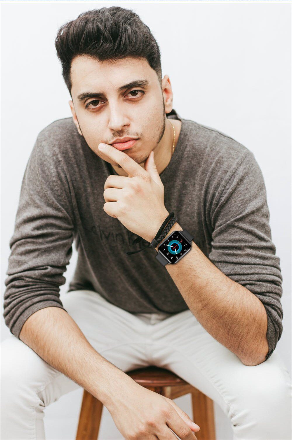 1.55'' Full Touch Game Smart Watch Men Ip67 Waterproof Sport Fitness Tracker Watch Smartwatch Women Blood Pressure Heart Rate