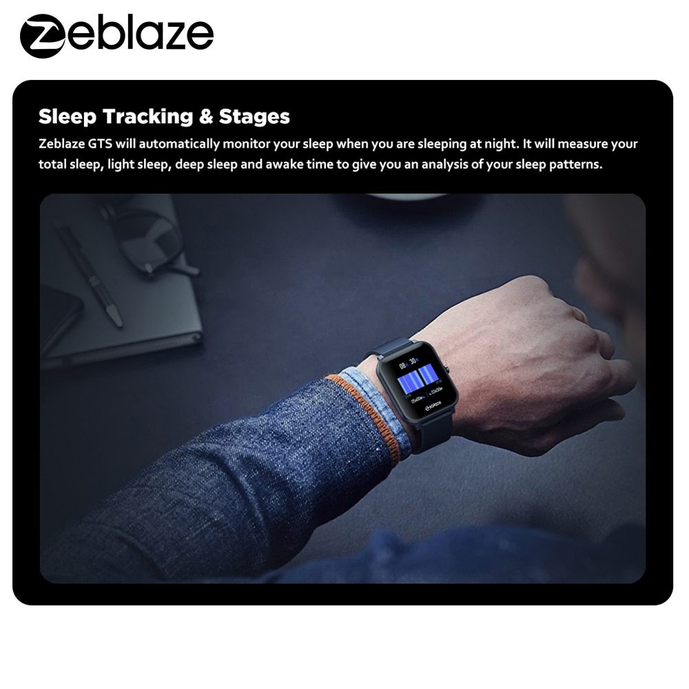 Zeblaze GTS Smart Watch for Phone-Calls Smartwatch Fitness Sleep Heart Rate Blood Pressure Monitor IP67 Waterproof Smart Watches Zeblaze GTS Smart Watch for Phone-Calls Smartwatch Fitness Sleep Heart Rate Blood Pressure Monitor IP67 Waterproof Smart Watches