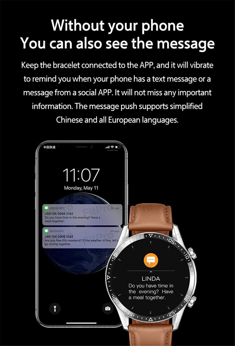 Body Temperature Smart Watch Men Waterproof Bluetooth Call Smartwatch Women Blood Pressure Fitness Tracker For Android iphone