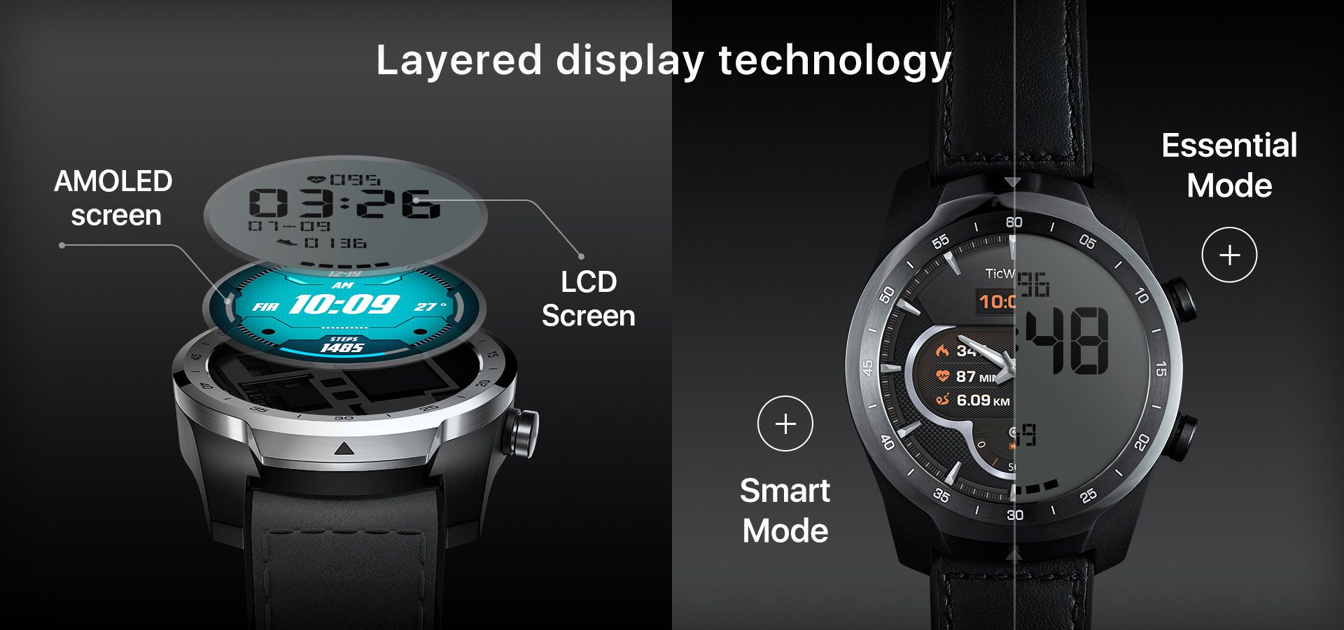 TicWatch Pro Smart Watch Men‘s Watch Wear OS by Google for iOS& Android NFC Payment Built in GPS Waterproof Bluetooth Smartwatch TicWatch Pro Smart Watch Men‘s Watch Wear OS by Google for iOS& Android NFC Payment Built in GPS Waterproof Bluetooth Smartwatch