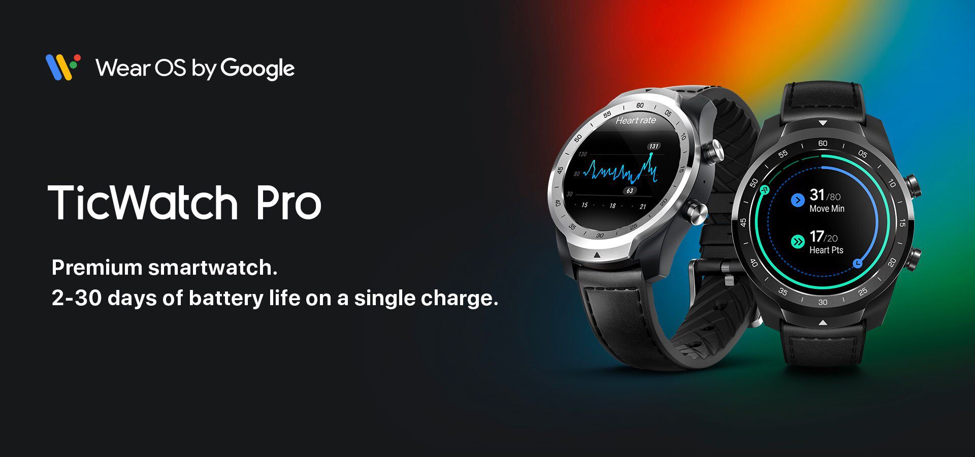 TicWatch Pro Smart Watch Men‘s Watch Wear OS by Google for iOS& Android NFC Payment Built in GPS Waterproof Bluetooth Smartwatch TicWatch Pro Smart Watch Men‘s Watch Wear OS by Google for iOS& Android NFC Payment Built in GPS Waterproof Bluetooth Smartwatch