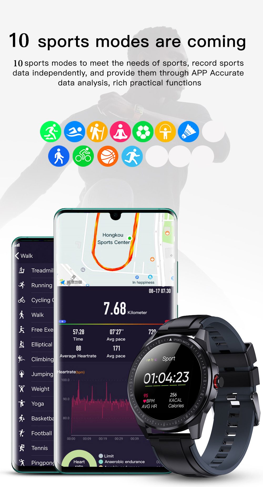 YOCUBY Smart Watch Men Smartwatch IP68 Waterproof Call Reminder Heart Rate Sleep Monitor Custom Watch Face Pedometer YOCUBY Smart Watch Men Smartwatch IP68 Waterproof Call Reminder Heart Rate Sleep Monitor Custom Watch Face Pedometer