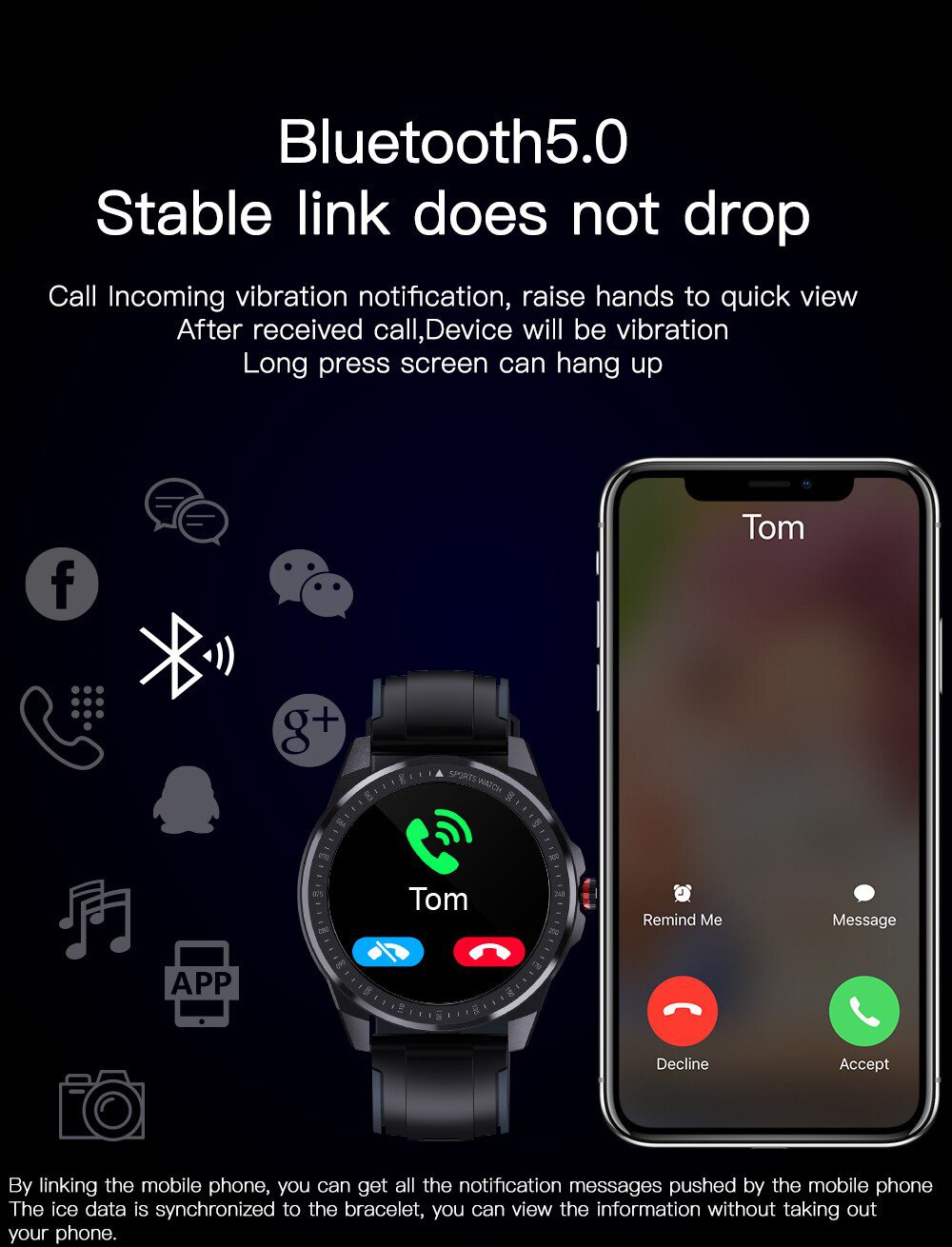 YOCUBY Smart Watch Men Smartwatch IP68 Waterproof Call Reminder Heart Rate Sleep Monitor Custom Watch Face Pedometer YOCUBY Smart Watch Men Smartwatch IP68 Waterproof Call Reminder Heart Rate Sleep Monitor Custom Watch Face Pedometer