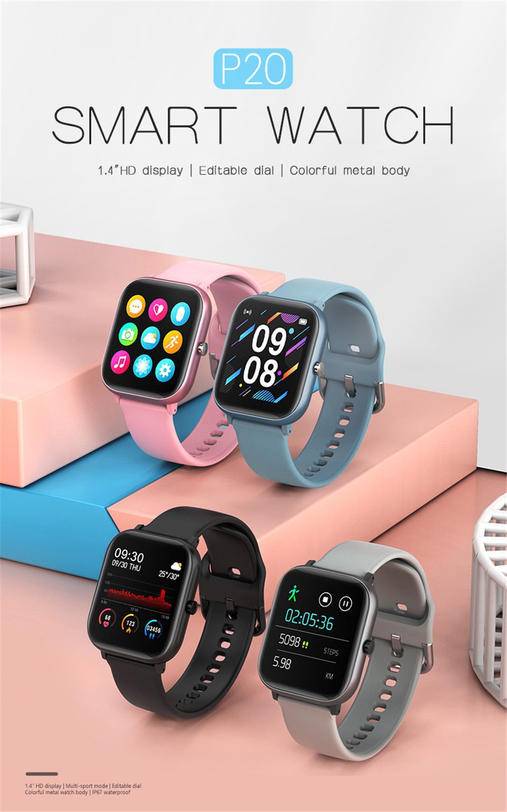 Sport Smart Watch Men Full Touch Screen Waterproof Sleep Tracker Smartwatch Women Blood Pressure Heart Rate Monitor Watch PK P8 Sport Smart Watch Men Full Touch Screen Waterproof Sleep Tracker Smartwatch Women Blood Pressure Heart Rate Monitor Watch PK P8