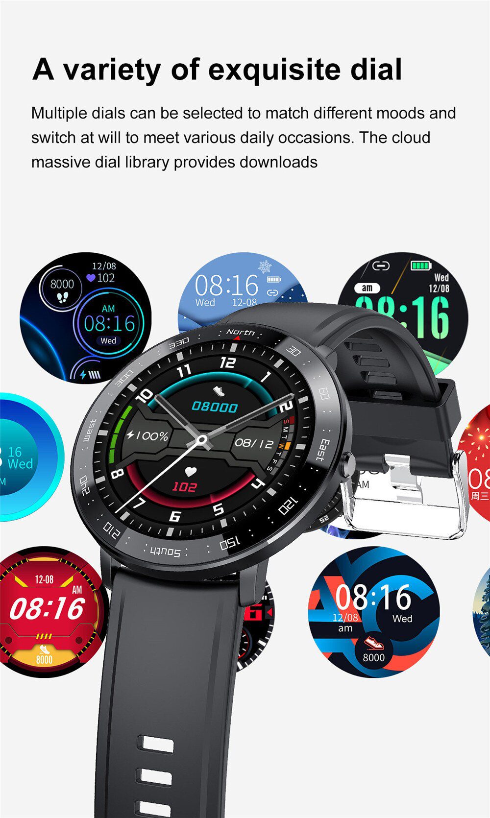 Full Touch Smart Watch Men Fitness Tracker Blood Pressure Smartwatch Women Bluetooth Electronics Smart Clock For Android IOS Full Touch Smart Watch Men Fitness Tracker Blood Pressure Smartwatch Women Bluetooth Electronics Smart Clock For Android IOS