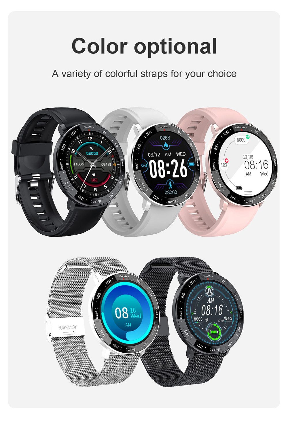 Full Touch Smart Watch Men Fitness Tracker Blood Pressure Smartwatch Women Bluetooth Electronics Smart Clock For Android IOS Full Touch Smart Watch Men Fitness Tracker Blood Pressure Smartwatch Women Bluetooth Electronics Smart Clock For Android IOS