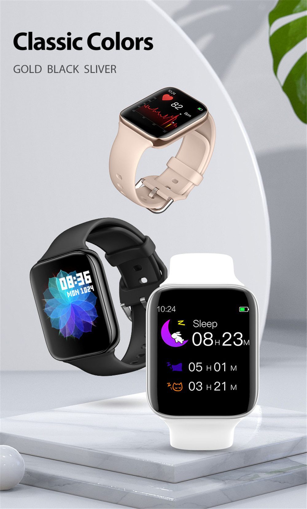 Full Touch Curved Screen Smart Watch Bluetooth Call Music Control Smartwatch Heart Rate Fitness Tracker Smart Watches Men Women Full Touch Curved Screen Smart Watch Bluetooth Call Music Control Smartwatch Heart Rate Fitness Tracker Smart Watches Men Women