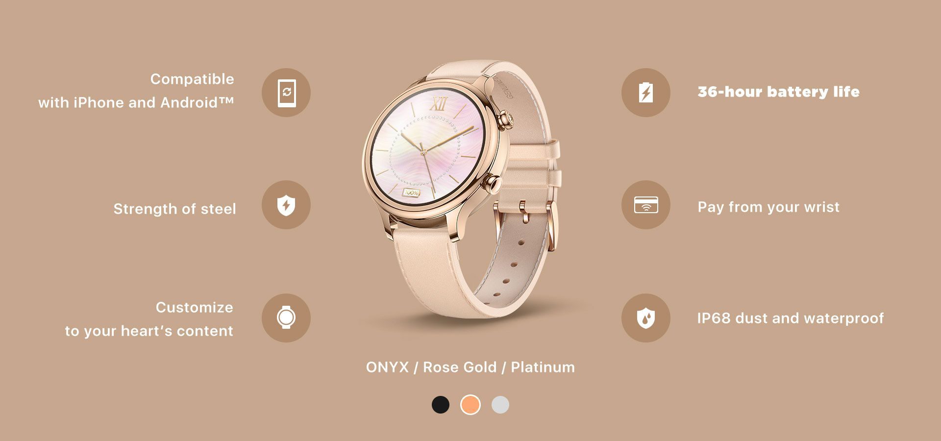 Ticwatch C2 Wear OS by Google Smartwatch Women's Watch Android&iOS Compatible IP68 Swim ready Waterproof Watch GPS NFC Available Ticwatch C2 Wear OS by Google Smartwatch Women's Watch Android&iOS Compatible IP68 Swim ready Waterproof Watch GPS NFC Available