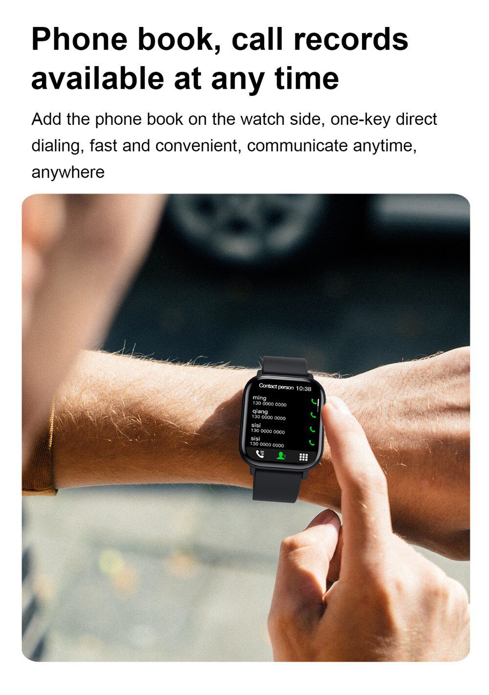 Bluetooth Call Smart Watch Men Women 1.6 inch Full Touch Screen Smartwatch Blood Pressure Heart Rate Fitness Tracker Sport Watch Bluetooth Call Smart Watch Men Women 1.6 inch Full Touch Screen Smartwatch Blood Pressure Heart Rate Fitness Tracker Sport Watch