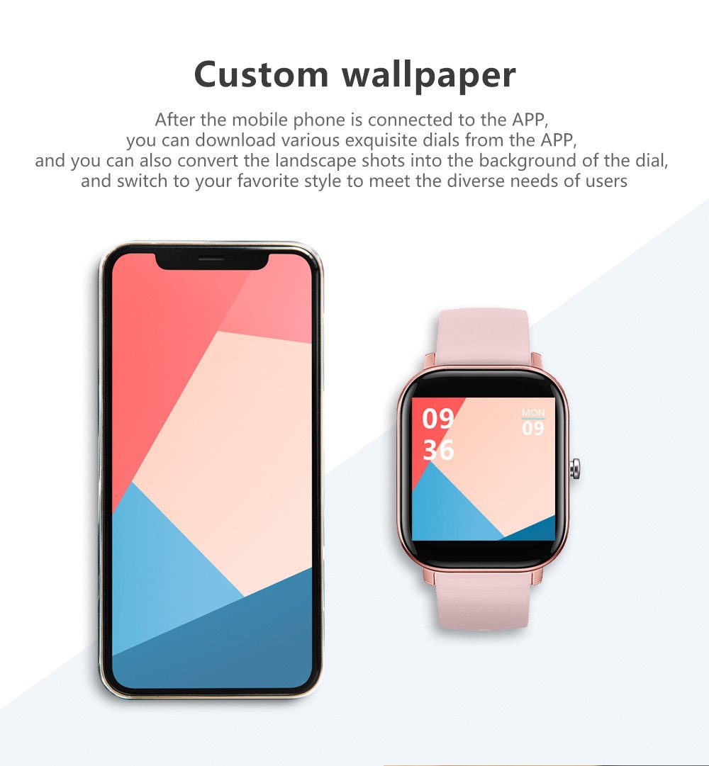 Full Touch Smart watch Men Women Custom Dials Smartwatch Heart Rate Fitness Tracker Music Control Sport Watches For Android IOS Full Touch Smart watch Men Women Custom Dials Smartwatch Heart Rate Fitness Tracker Music Control Sport Watches For Android IOS